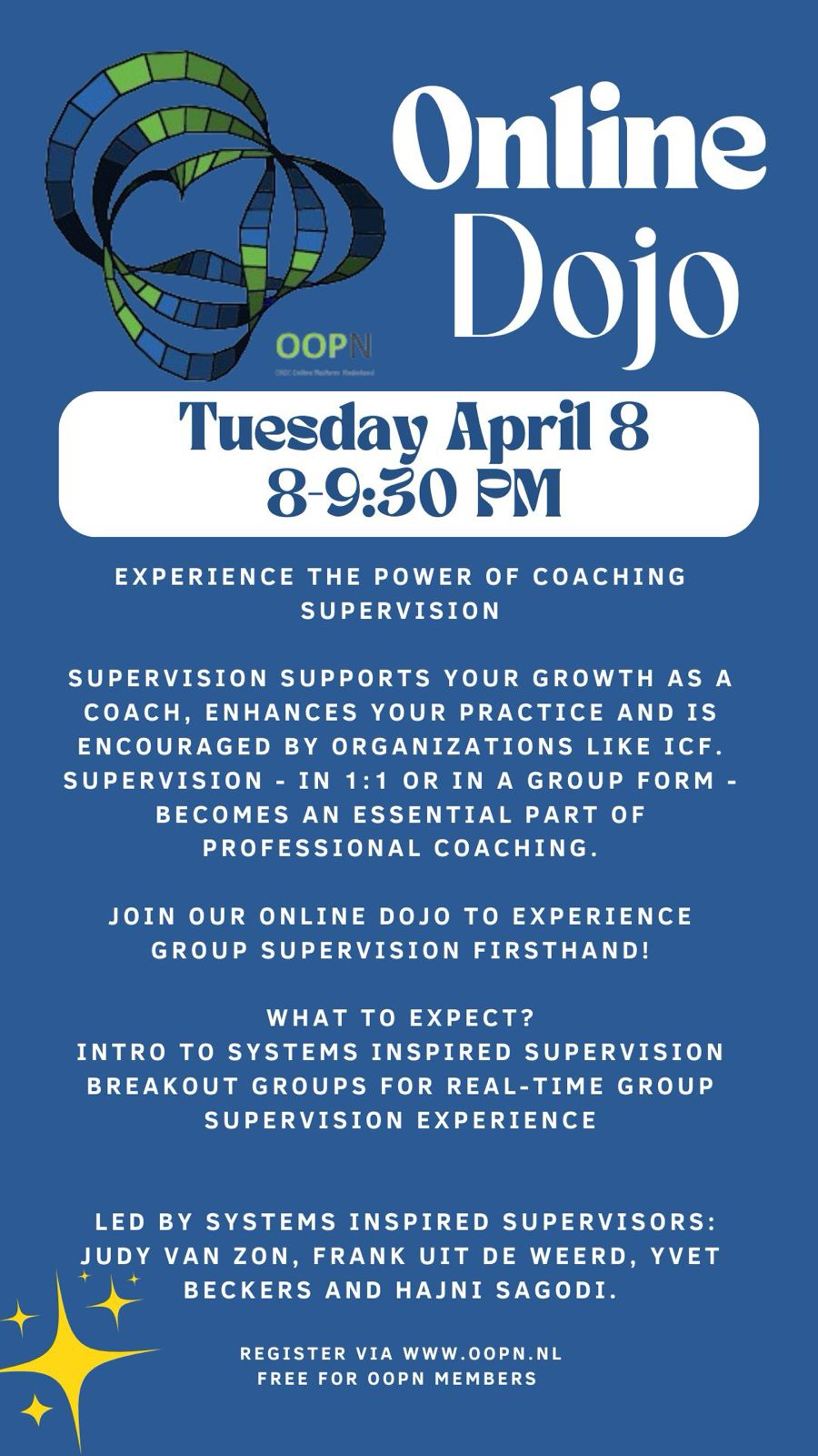 Flyer Online DoJo 2025-04-08 Systems Inspired Supervision